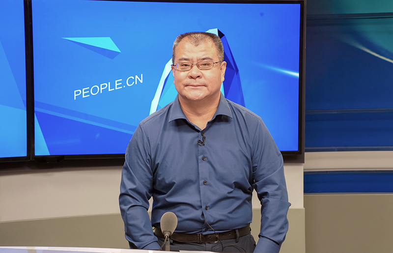 中國東方演藝集團黨委書記、董事長景小勇接受人民網(wǎng)專訪。